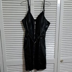 Haute Monde Black Mini Dress